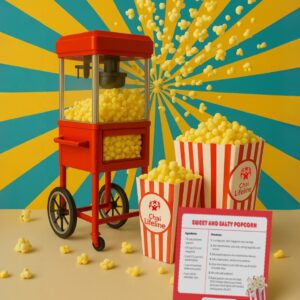 18. Popcorn Cart + popcorn bags