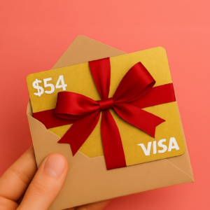 24. $54 VISA Gift Card